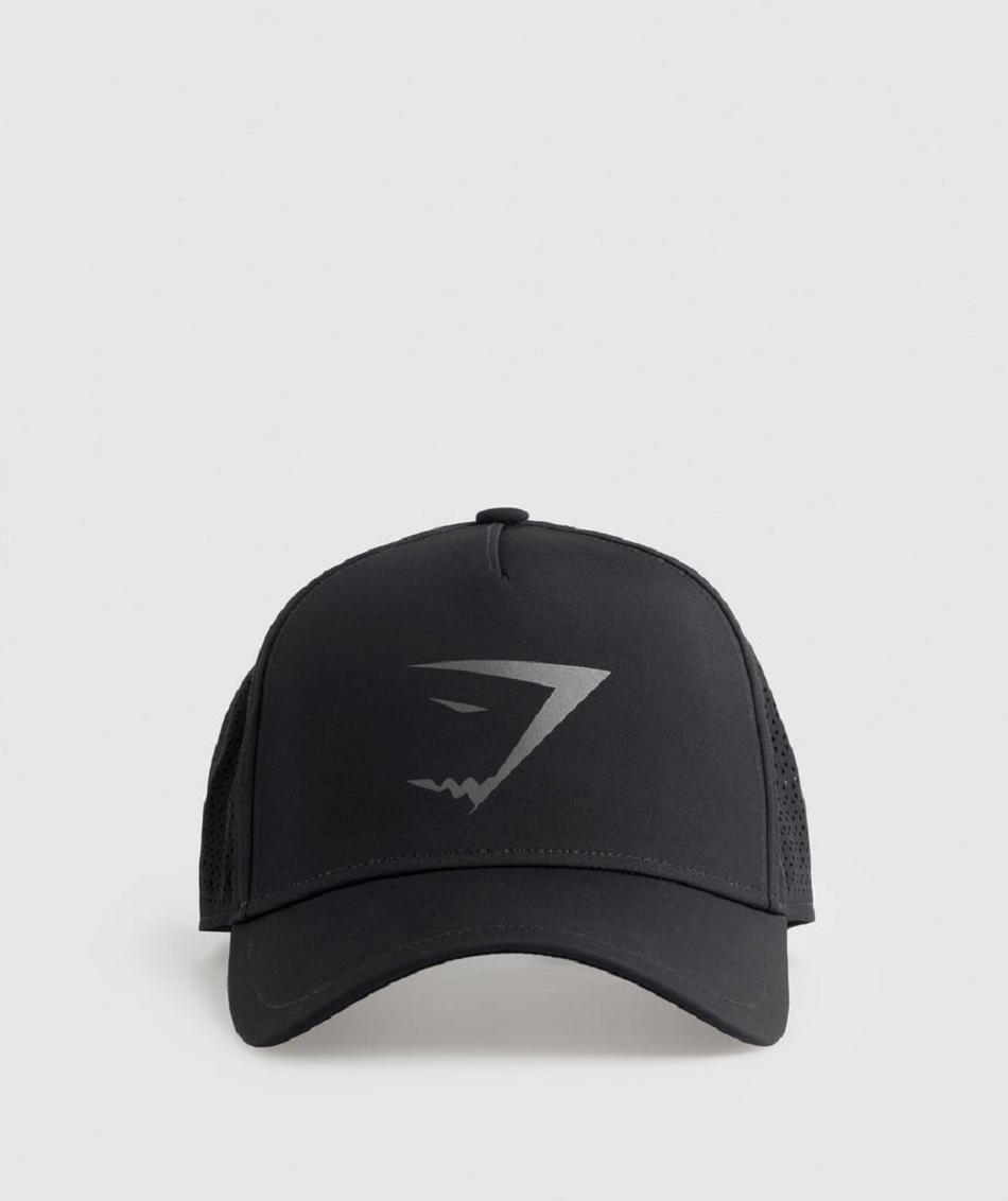 Gymshark Mesh Trucker Ženske Šeširi Crne | HR 4191KOR